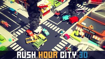 Rush Hour City 3D الملصق