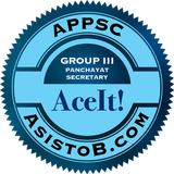 APPSC Group III Panchayat Secr Zeichen