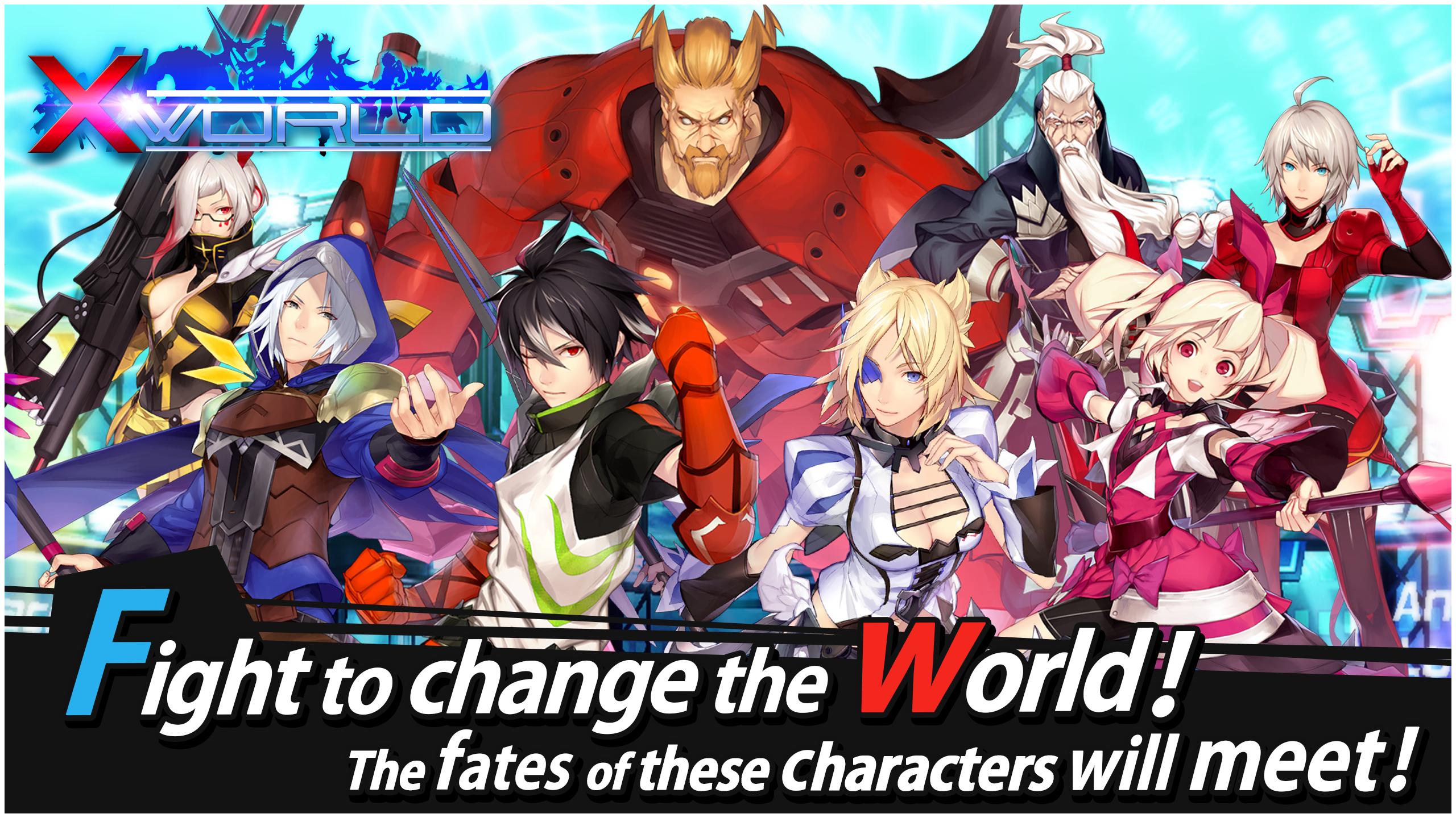 The fifth world. X World. Change your Fighter. X World games. APK World.