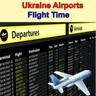 Ukraine Airports Flight Time ikona