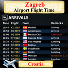 Zagreb Airport Flight Time icône
