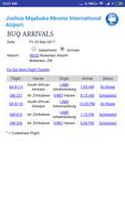 Zimbabwe Airports Flight Time capture d'écran 2