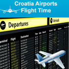 Croatia Airports Flight Time آئیکن