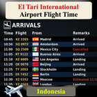 El Tari Airport Flight Time ícone