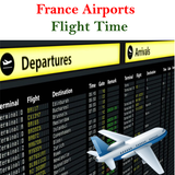 France Airports Flight Time icône