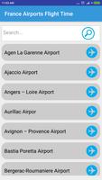 France Airports Flight Time Affiche