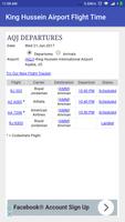 Aqaba Airport Flight Time syot layar 1