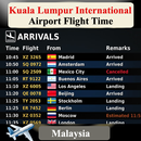 Kuala Lumpur Airport Flight Time aplikacja