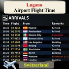 Lugano Airport Flight Time ไอคอน