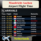 Maastricht Aachen Airport Flight Time biểu tượng