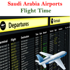 Saudi Arabia Airports Flight Time icône