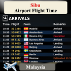 Sibu Airport Flight Time icône