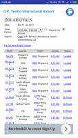 3 Schermata South Africa All Airports Flight Time