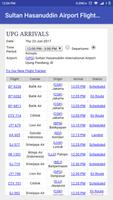 Sultan Hasanuddin Airport Flight Time 海报