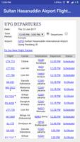 Sultan Hasanuddin Airport Flight Time 截图 1