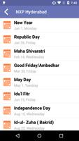 NXP India Holidays screenshot 1