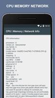 CPU | Memory | Network Info اسکرین شاٹ 1