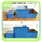 Bestes DIY Monster Truck Kostüm Zeichen