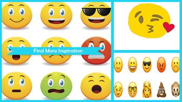 Comment dessiner des émoticônes Emoji Affiche