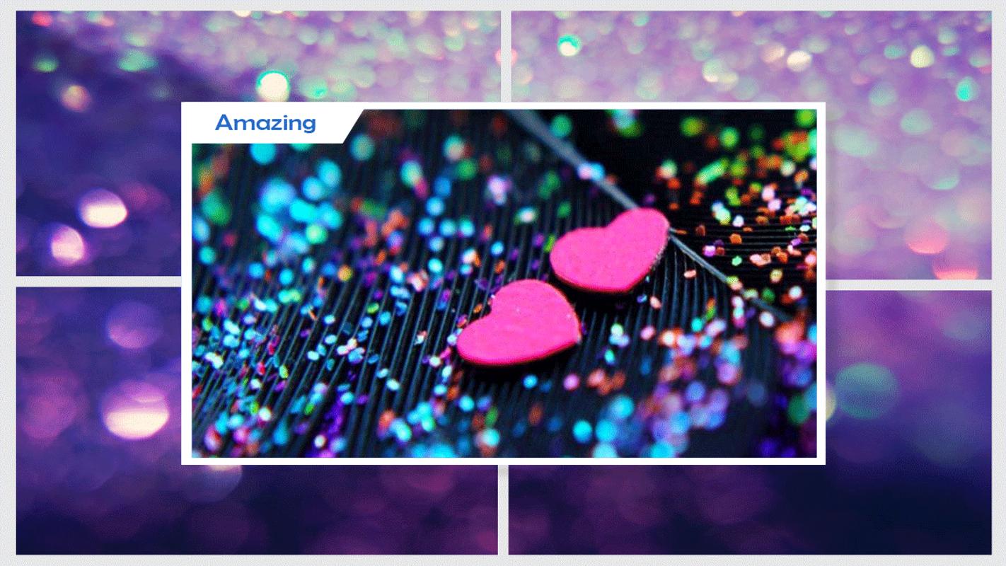 Papel De Parede Ao Vivo Do Glitter Roxo Para Android Apk Baixar