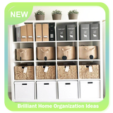 Idées brillantes d'organisation de maison icône