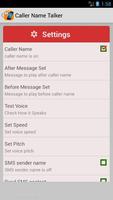 برنامه‌نما Caller Name Talker عکس از صفحه