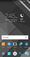 White X Theme For Huawei/Honor Affiche