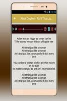 Alice Cooper Song-You and Me captura de pantalla 2