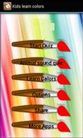 kids Color Quiz- Learn colors Affiche