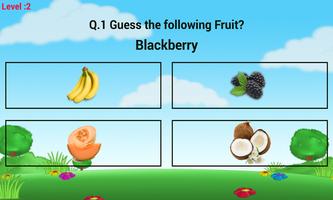 Fruit Quiz capture d'écran 3