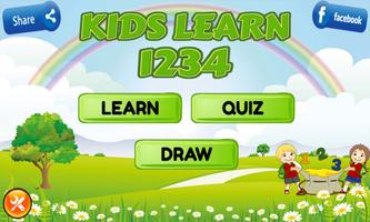 Kids Learn 1234 Affiche