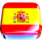 Spain flag live wallpaper icône