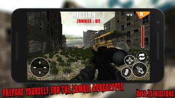 3D Sniper Zombies Shooter capture d'écran 2
