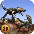 Dinosaur T-Rex Fighting Sim 3D icône