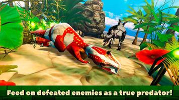 برنامه‌نما Dinosaur T-Rex Fighting Sim 3D عکس از صفحه