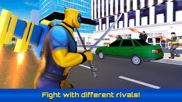 Dual Swords Superhero Crime City Defender Sim screenshot 1
