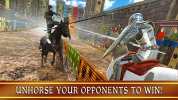 Medieval Knight Fighting Horse Ride 3D capture d'écran 2