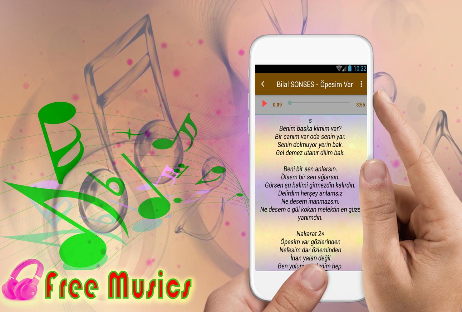 Türkçe Pop Şarkılar 2018 şarkı sözü ile tamamlandı pour Android -  Téléchargez l'APK