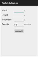 Asphalt Calculator poster