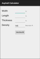 Asphalt Calculator پوسٹر