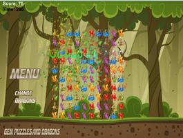 Gem Puzzles and Dragons постер