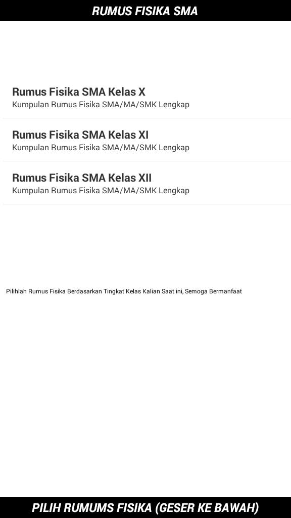 Aplikasi Rumus Fisika Sma Offline For Android Apk Download