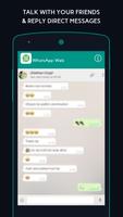 WhatsWeb-WhatsAppWeb Messanger تصوير الشاشة 3