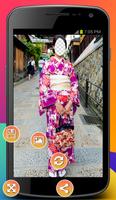 Japanese Kimono Photo Montage Ekran Görüntüsü 2