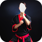 Karate Photo Montage-icoon
