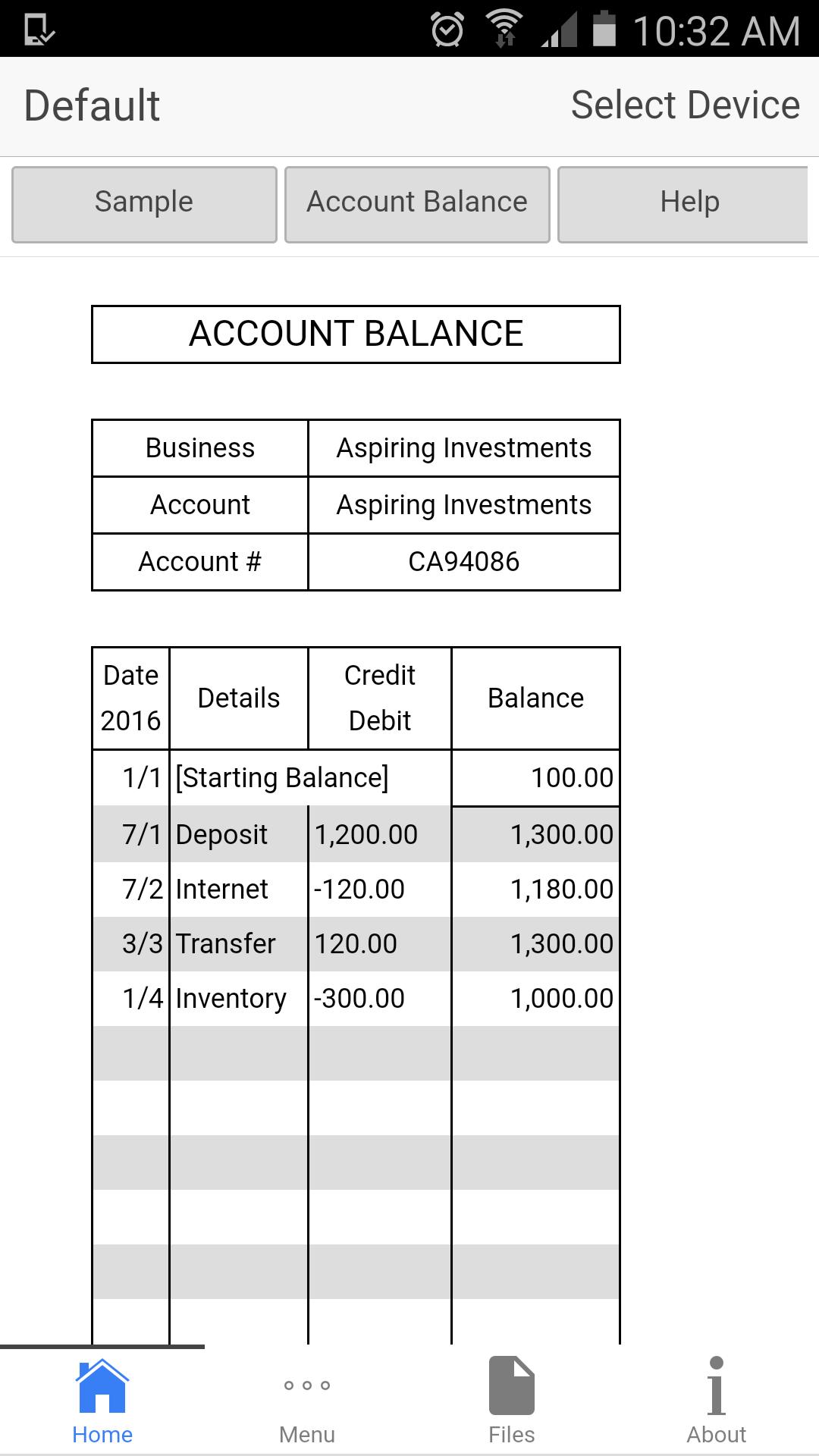 how to check account balance three