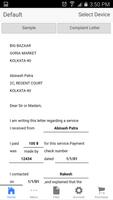 Complaint Letter Affiche