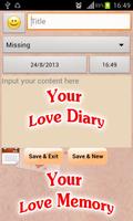برنامه‌نما Love Diary & Love Message عکس از صفحه