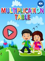 Multiplication Table Affiche