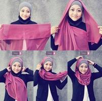 Complete Hijab model and tutorial penulis hantaran